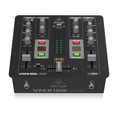 VMX100USB 2 Kanallı Profesyonel DJ Mikseri