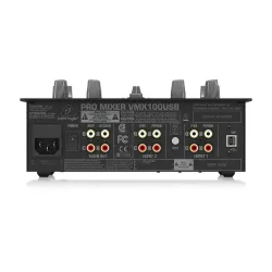 VMX100USB 2 Kanallı Profesyonel DJ Mikseri - 4