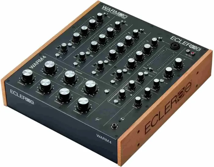 Warm 4 Dört Kanal Analog Rotary DJ Mikser - 2