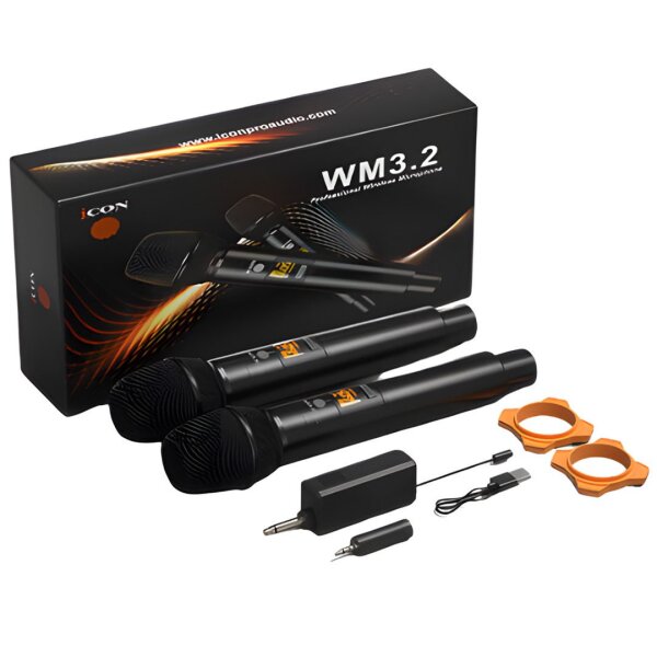 WM 3.2 Dual Professional Wireless Microphone System - 2