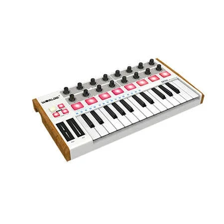 Worlde Mini 25 Tuş Midi Klavye - 1