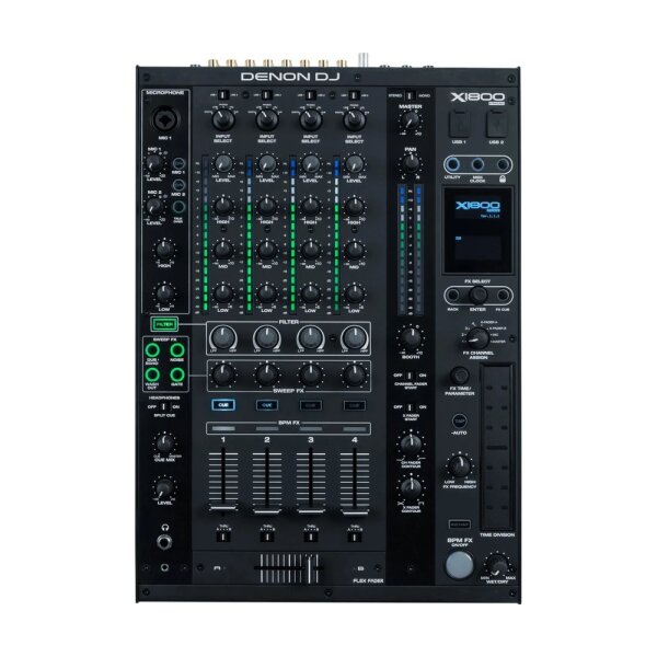 X1800 Prime 4 Kanal Profesyonel DJ Mikseri - Denon DJ