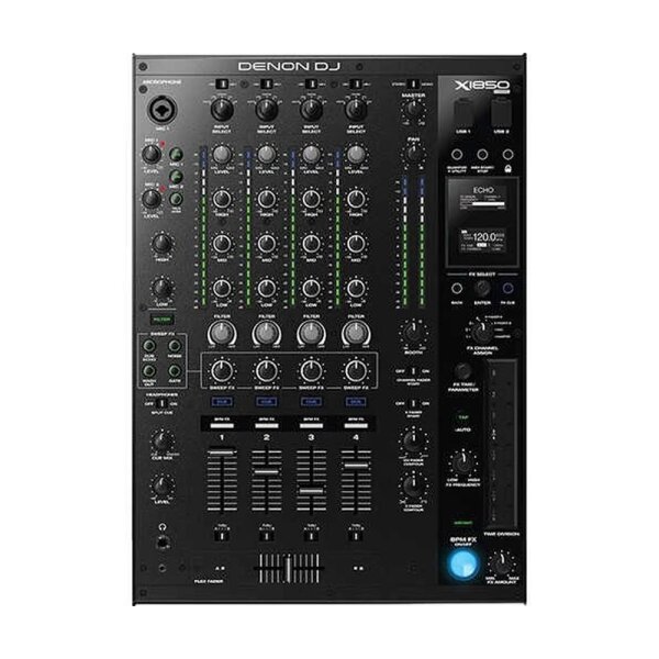 X1850 PRIME Profesyonel 4 Kanal DJ Mikser - Denon DJ
