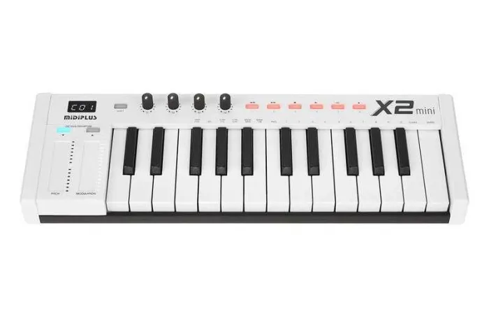 X2 Mini 25 Tuşlu USB Midi Klavye - 2