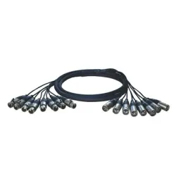 X8X8PRO2 8 x XLR male <> 8 x XLR female, 2M - 