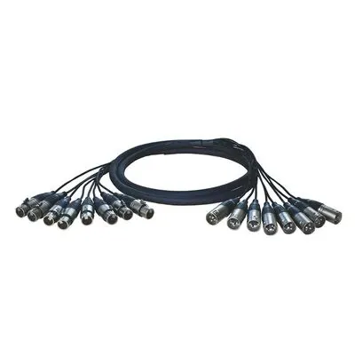 X8X8PRO2 8 x XLR male <> 8 x XLR female, 2M - 1