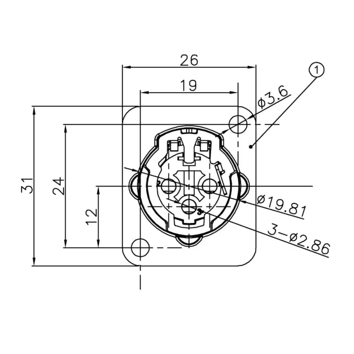 XL13MB 3 Pinli Konnektör - 2