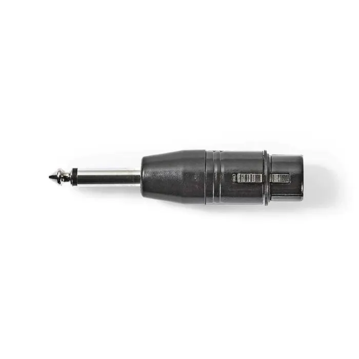 XLR Dişi - 6.35 mm Erkek Mono Metal Konnektör - 1