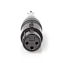 XLR Dişi - 6.35 mm Erkek Mono Metal Konnektör - 2