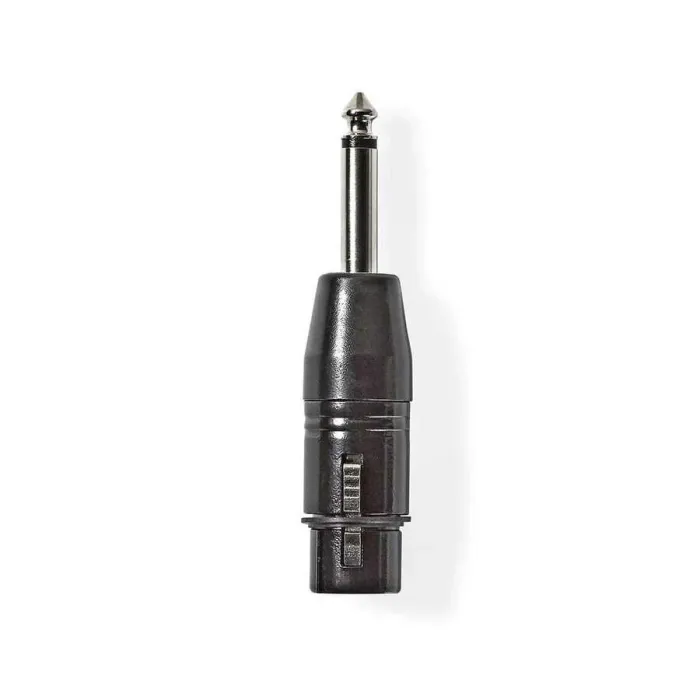XLR Dişi - 6.35 mm Erkek Mono Metal Konnektör - 3