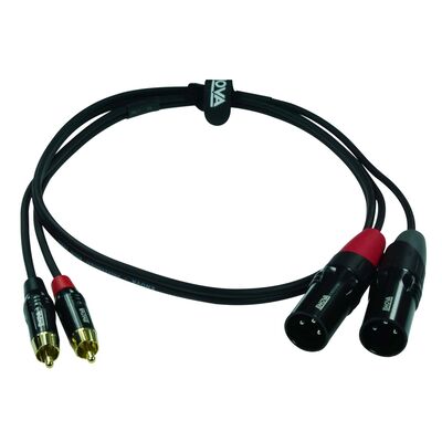 XLR Erkek 3 pin - RCA Erkek Stereo Kablo 3 metre (EC-A3-CLMXLM-3) - 2