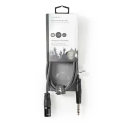 XLR Erkek - 6,35 mm Erkek 1.50m Balanslı Kablo - 3