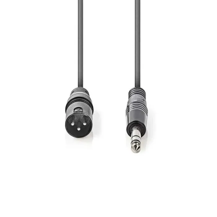 XLR Erkek - 6,35 mm Erkek 1.50m Balanslı Kablo - 2