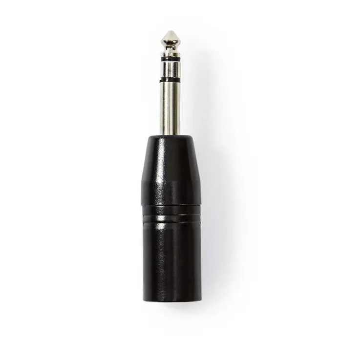XLR Erkek - 6,35 mm Erkek Çivi Adaptör - 1