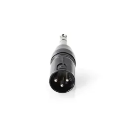 XLR Erkek - 6,35 mm Erkek Çivi Adaptör - 2
