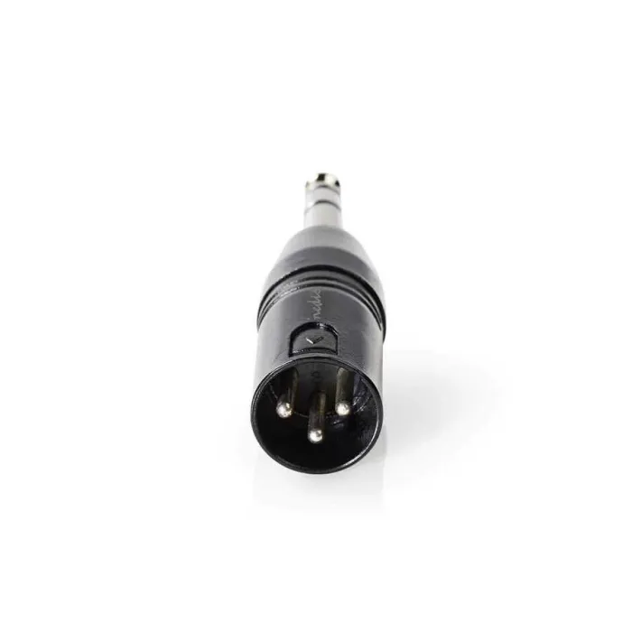 XLR Erkek - 6,35 mm Erkek Çivi Adaptör - 2