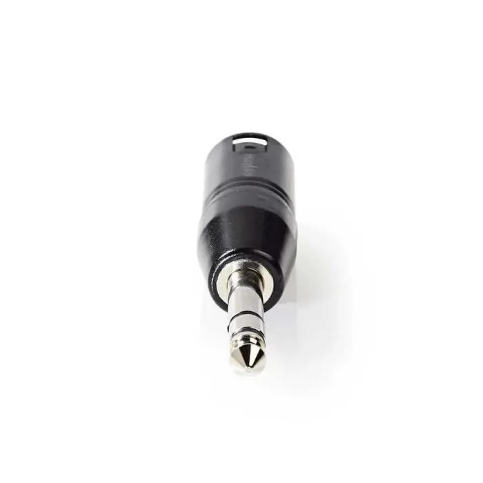 XLR Erkek - 6,35 mm Erkek Çivi Adaptör - 3