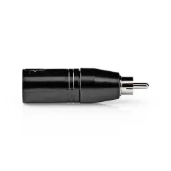 XLR Erkek - RCA Erkek Metal Adaptör - 1