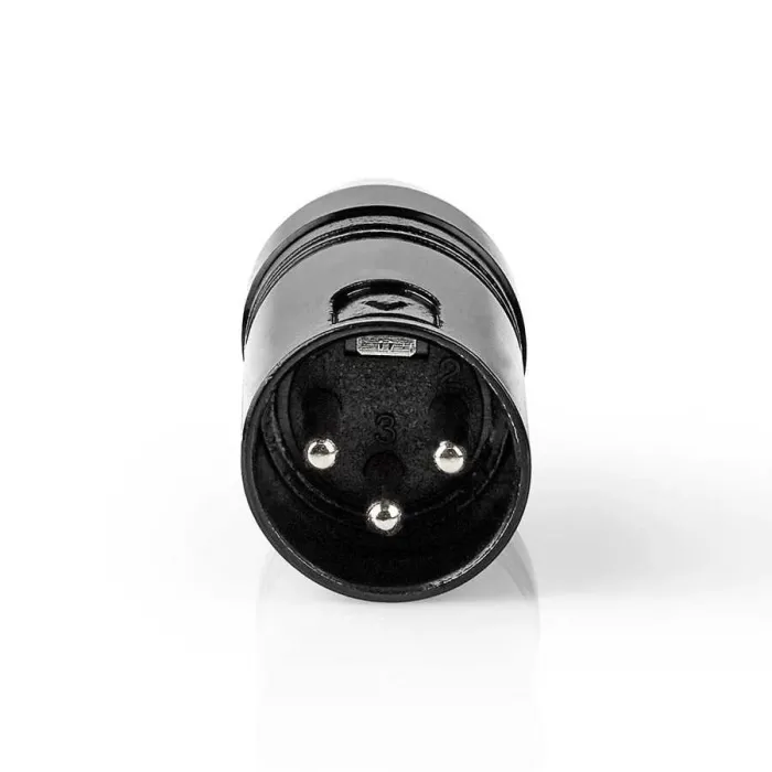 XLR Erkek - RCA Erkek Metal Adaptör - 3
