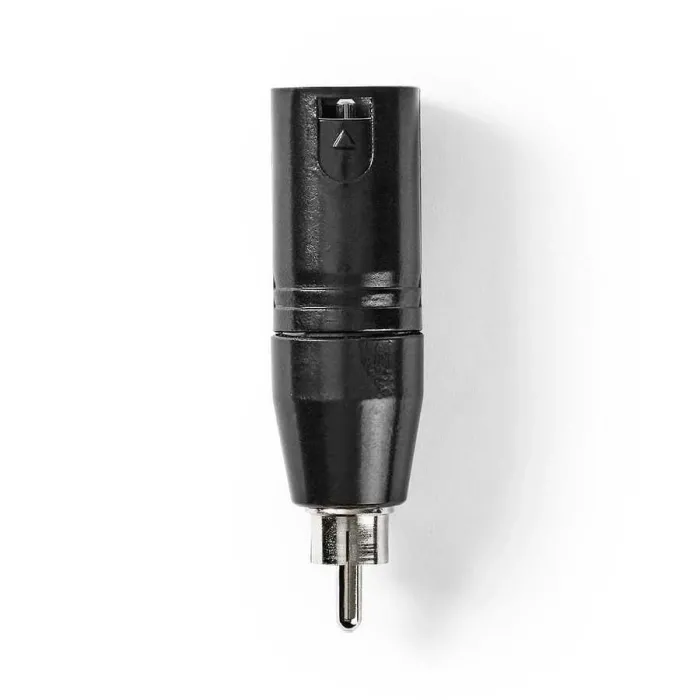 XLR Erkek - RCA Erkek Metal Adaptör - 4