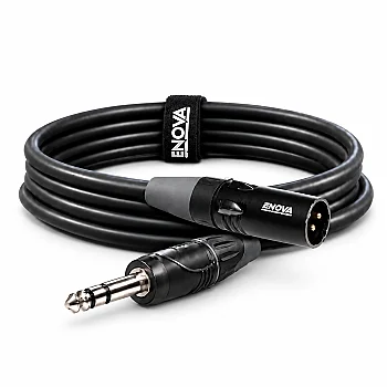 XLR (M) - TRS (M) Kablo 1 Metre - SesciBaba
