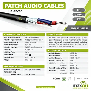XLR (M) - TRS (M) Kablo 15 Metre - 4