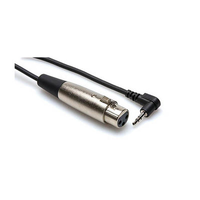 XLR (F) <-> 3.5 mm TRS (M) Mikrofon kablosu, 60 cm.  XVS-102F