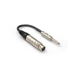 XLR (M) <-> 1-4'' TS (F) empedans bağdaştırıcı MIT-176 - Hosa