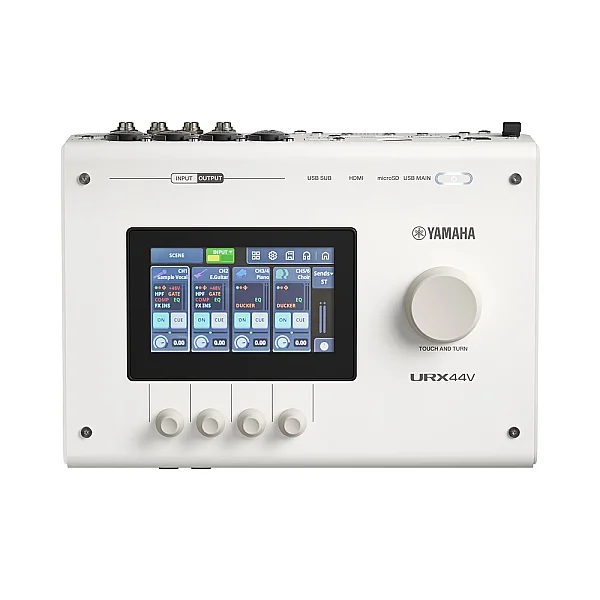URX44V USB-C DSP’li Audio/Video Ses Kartı (BEYAZ) - 1