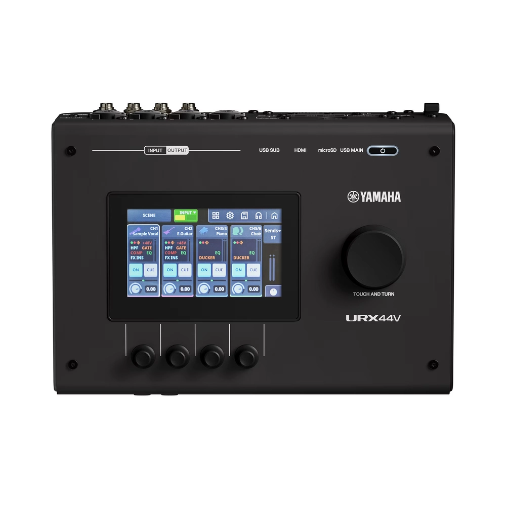 DTM・DAW YAMAHA URX44V yamaha-urx44v-ses-karti-siyah-