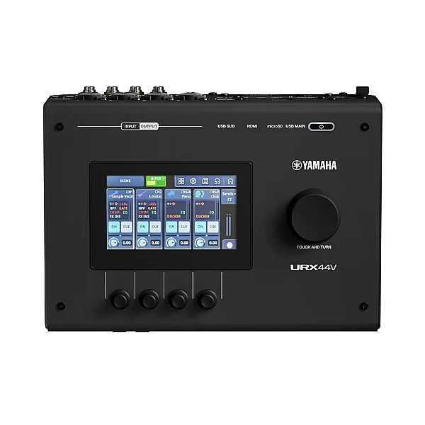 URX44V USB-C DSP’li Audio/Video Ses Kartı (SİYAH) - 1
