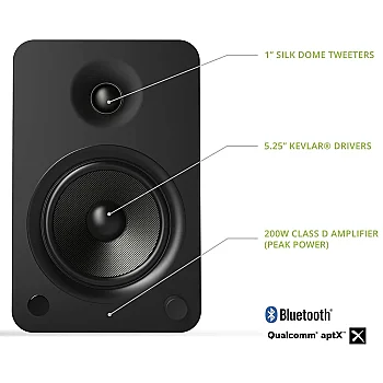 YU6 | 200W Watt 5'' Aktif Hoparlörler, Bluetooth® - Mat Siyah - 4